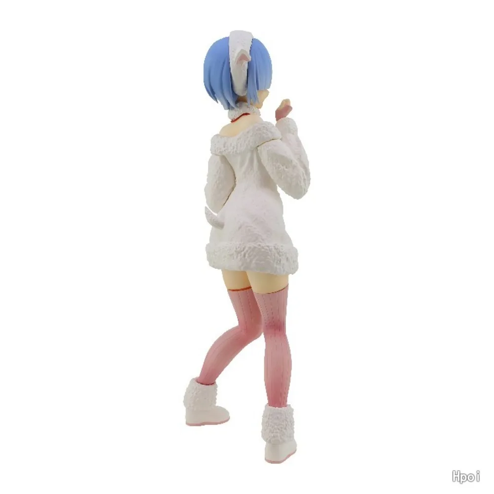 In Stock FuRyu Original Genuine Re: Life A Different World From Zero Rem Wolf and Seven Little Goats 21cm Model Figure Toys Gift - Image 3