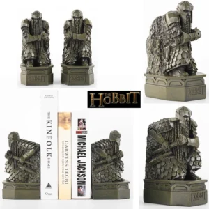 [VIP] 2pcs/lot Lord Erebor Lonely Mountain door The Lonely Mountain Dwarves warrior figures statue model home decor bookshelves