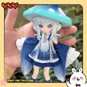 New Mushroom Bjd Blind Box 12-Figure Bjd Collectible Action Figures Trendy Cute Accessories Desktop Decorations Gift For Girl