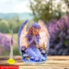 Tranquil Radiant Prayer Angel 2D Acrylic Statue Suitable for Home, Church, Wedding Collectible Figure
