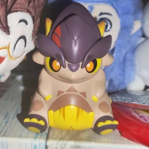 9cm Anime Game Genshin Impact Zhongli Tepetlisauri Kawaii Cosplay PVC Doll Cartoon Mini Dragon Toy Figures Fans Collection Gifts