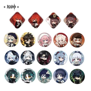 Sunsyea Genshin Impact Official Merch miHoYo Original Authentic Theme Series Wanderer Klee Xiao Badge