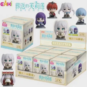 In Stock EAKI Official Frieren Sitting Figure Blind Box Kawaii Fern Himmel Collectible Anime Desk Decor Classic Toys for Fans