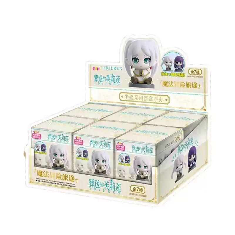 In Stock EAKI Official Frieren Sitting Figure Blind Box Kawaii Fern Himmel Collectible Anime Desk Decor Classic Toys for Fans - Image 8