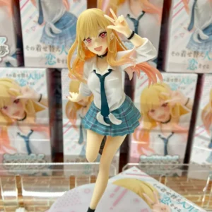 Hot 18cm My Dress-Up Darling Kitagawa Marin Uniform Ver. Anime PVC Action Figure Collectible Model Desktop Decoration Gifts