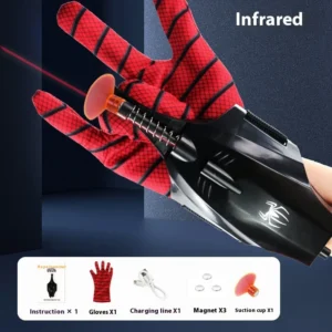 The Avengers Spider-Man Web Shooters Wrist Launcher Shooters Peter Parker Cosplay Props Shooting Device Toy Boy Favorite Toys