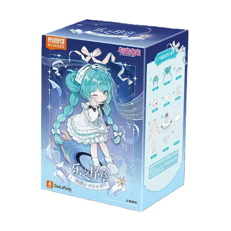 Original Blokees Hatsune Miku Vocaloid Series Blind Box 14cm Kawaii Bjd Mystery Box Decoration Anime Figure Collection Kid Gifts - Image 11