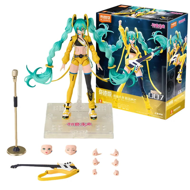 Blokees Hatsune Miku Building Block Cartoon Anime Assembly Figurine Toy Kids Toys Doll Collection Figures Gift - Image 10