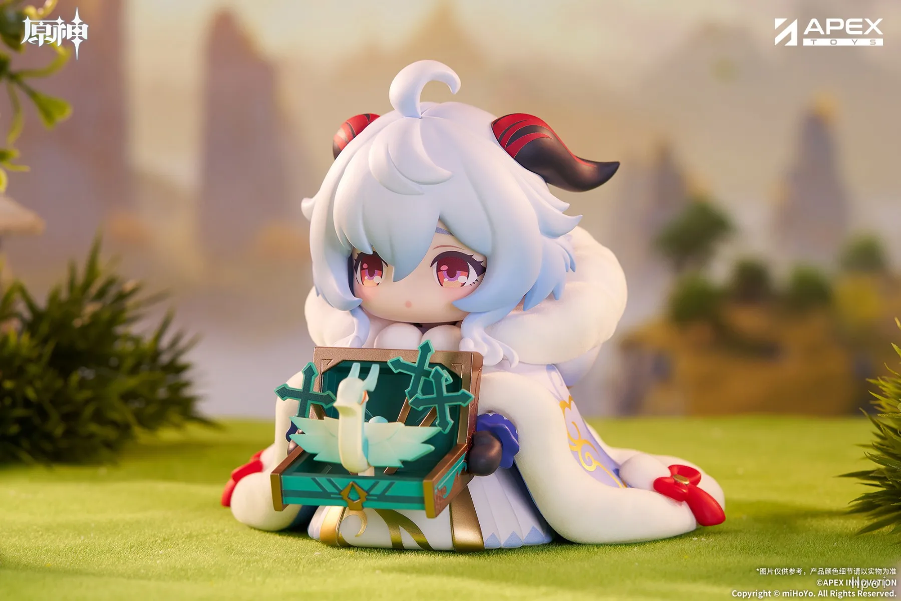 Original APEX-TOYS Genshin Impact Ganyu Q Version Figure Ornament Collection Toy - Image 5