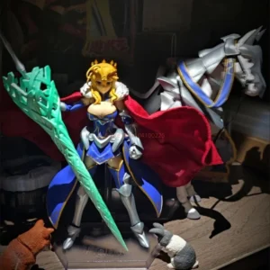 Fate/Stay Night Anime Figure Altria Pendragon Action Action With Armored Warhorse Figma 568 Dx Figure Model Toys Collection Gift
