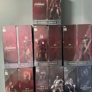 Marvel Iron Man Mk1-7 Mark Hall Action Figure Avengers Tony  Of Armor Set Of 1-7  Stark Legends Original Zd Modeldoll Toys Gift
