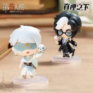 Original Identity ⅤJoseph Noir Gatto Tracy Reznik ‌White D`M Q Version Action Figure Model Toys Kids Surprise Gift Ornaments