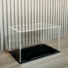 1pc Clear Acrylic Display Case Dustproof Figures Car Trucks Vans Model Box