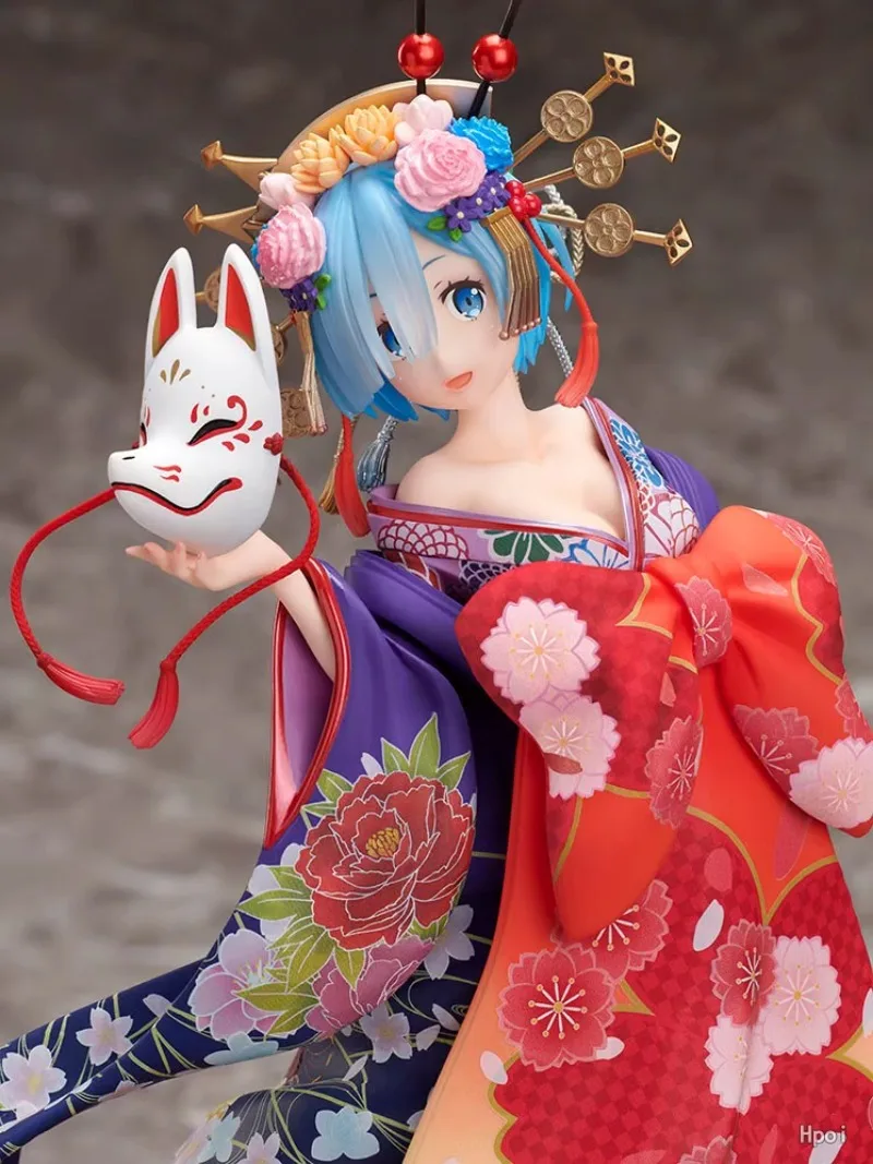 In stock GSC Original:Re:Zero REM RAM 25CM oiran VER.PVC Action Figure Anime Figure Model Toys Collection Doll Gift - Image 5