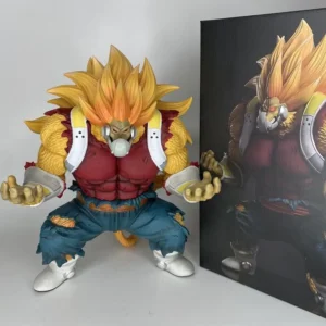 31cm Dragon Ball Cumber Golden Great Ape Super Saiyan Gk Statue Pvc Figure Detachable Mask Collectible Model Desktop Decoration