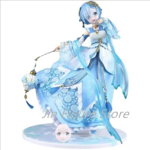 26cm Re -Starting Life In Another World- Rem In Hanfu Anime Girl Figure Model Statue Collection Desktop Decoration Ornament Toys