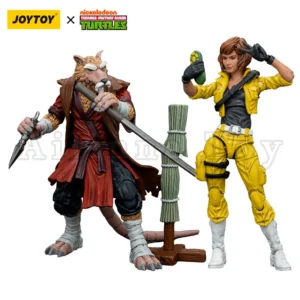 JOYTOY 1/18 Action Figure Turtles Splinter April O'Neil Anime Toy