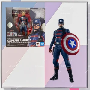 In Stock Originate Bandai SHF Marvel Captain America John F. Walker Model Mobe S.H.Figuarts El Halcon and Winter Soldier