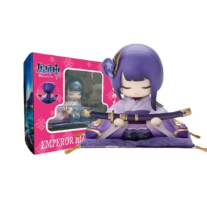 10CM Genshin Impact Beelzebul Xiao Klee Anime Figure Sitting Position With Interchangeable Shoes Anime Model Toy Gift Collection