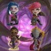 Arcane Viktor Mel Vi Jinx and Caitlyn Packaging Collectible Figure