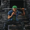 One Piece S.H.Figuarts Anime Pure Handmade ZORO Arlong Cardigan Shirt NEW Blue Action Figure