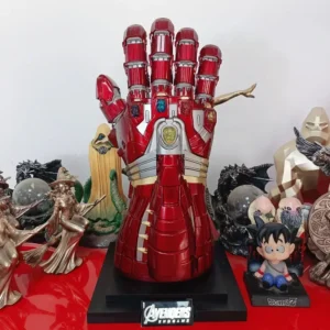 Iron man Thanos 1:1 Metal Final battle Nano Infinity Gloves LED Light model Cosplay Costume party Stage anime shows prop gift