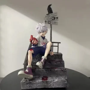 34cm Hunter X Hunter Killua Zoldyck Pvc Action Figure Anime Figure Killua Gk Statue Model Toys Collection Doll Kids Gifts