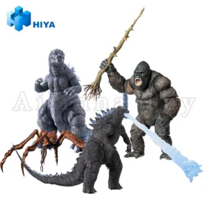 HIYA 18CM 7inch Action Figure Exquisite Basic Series Godzilla x Kong The New Empire Godzilla Skull Crawler Godzilla 2014 Anime