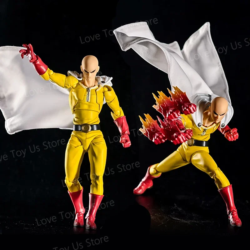 New Hot One Punch Man Saitama Amazing Yamaguchi Revoltech Saitama In Stock Anime Action Collection Figures Model Toys Gifts - Image 3