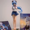 25cm Genshin Impact Ganyu Figures School Uniform Girl Figurine PVC Collectible Figure