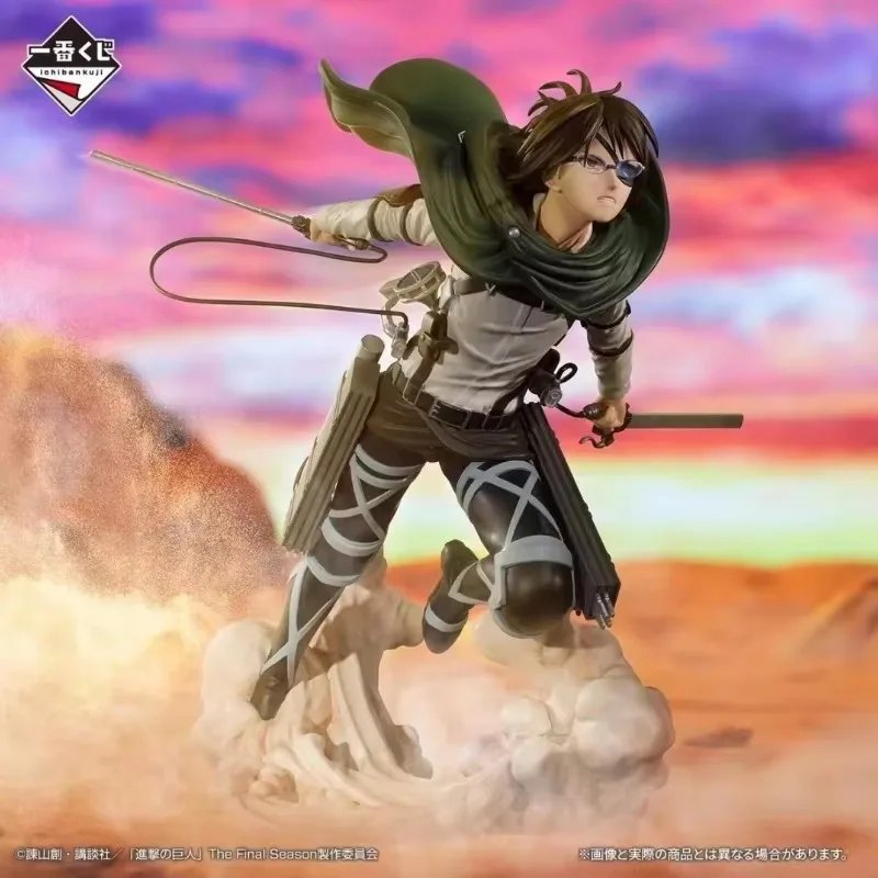 Bandai Original Anime Attack on Titan Ichiban Kuji Hange Zoe Levi Ackerman PVC Action Figure Model Collectible Toys Boys Gift - Image 3