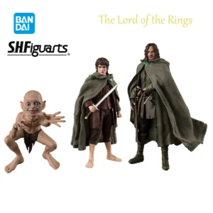 In stock Bandai  S.H.Figuarts Aragorn (Lord of the Rings)  Frodo Baggins & Gollum (The Lord of the Rings) Premium  Model Gift