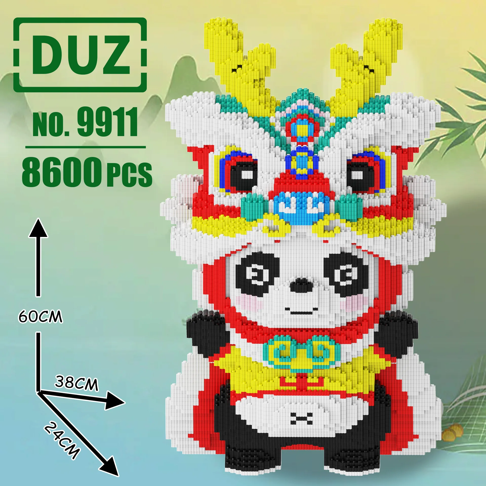 Big Pokemon Squirtle Charmander Magic Building Block Cartoon Horse Joker Model Toy Dragon Assembled Bricks Figure For Kids Gift - Image 59