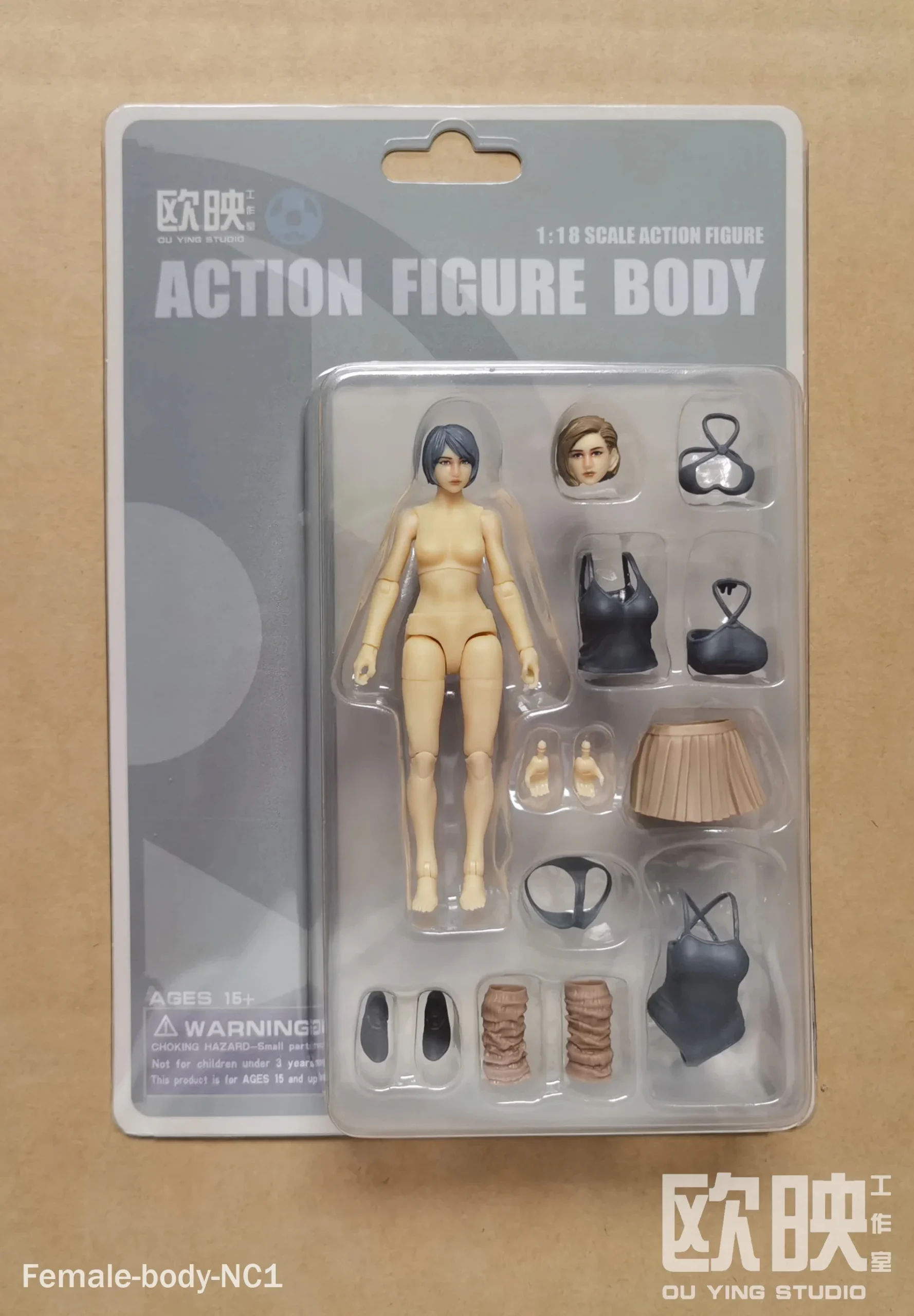 Ou Ying Studio Planet Green Valley 1/18 Scale Female Soldier Male Soldier Armed Combat Character Model 3.75inch Action Figure - Image 3