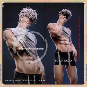 Pink Bear Gojo Goh 5t5 Go Sensei Mantra Back To War Gojo Goh  GK Statue Ornament Collectible