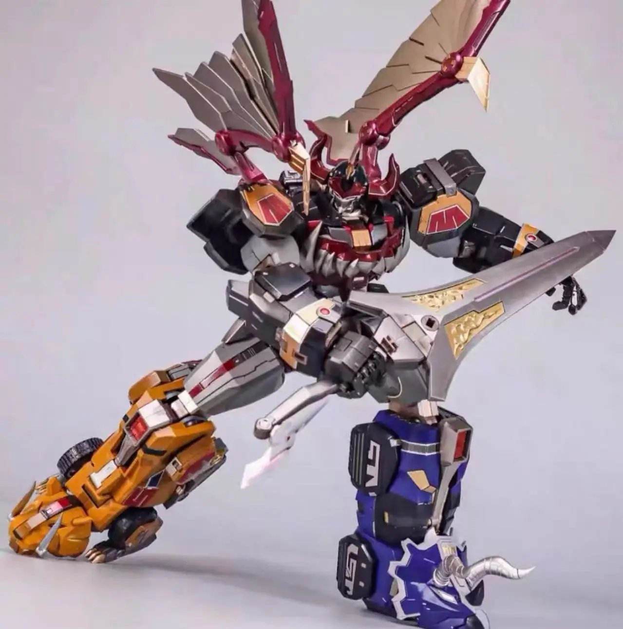 Nuevo Modelo De Ráfaga ZL-01 KO FLAMETOYS BEAST LORD Dragon Caesar Megazord Aleación Producto Terminado Modelo Figuras De Acción - Image 7