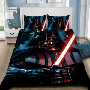 Cartoon S-Stars Wars Bedding Set 3D Printing Duvet Cover Pillowcase Queen King Quilt Cover suitable for children and adults