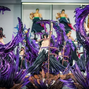 45cm Demon Slayer Anime Figure Kokushibo Figures Pvc Statue Room Decoration Collection Model Gifts Toys