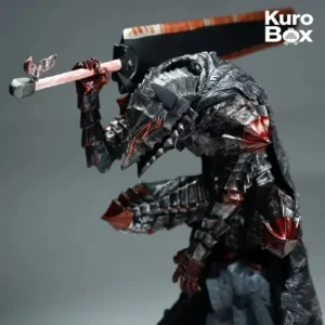 New 25cm Berserk Guts Berserker Armor L Statue Battle Damaged Bloody Ver. Large Anime Model Figure Cool Collectible Gift for Men