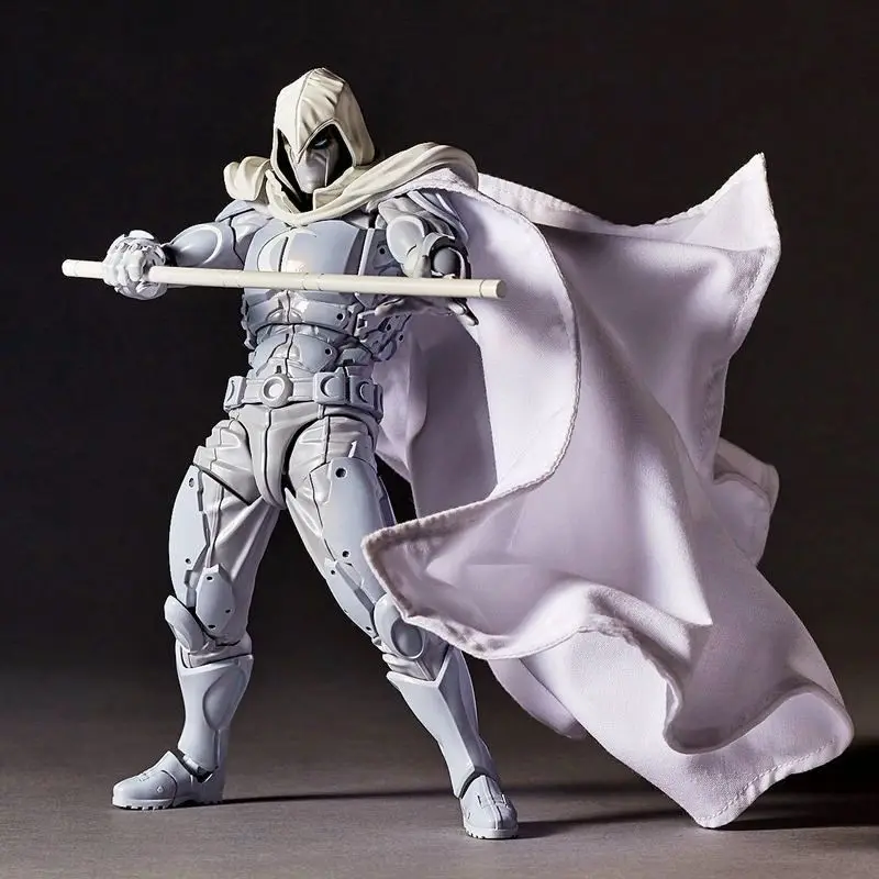 Moon Knight Figure Revoltech Amazing Yamaguchi Marc Spector Action Figurine 16cm Collection Ornament Model Toys Birthday Gifts - Image 7