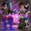 Arcane Ekko & Powder Vi & Caitlyn Jayce & Viktor & Collectible Figure
