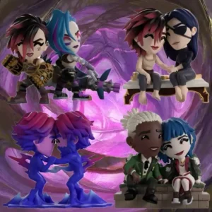 Arcane Ekko & Powder   Vi & Caitlyn   Jayce & Viktor   Vi & Jinx DUO Figure Set   Genuine Original Packaging Brand New