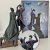 Batman VS Joker Arkham Comic Anime Bruce Wayne with Base Collectible Figure