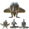 Meditation Statue Abstract Indoor Zen Sculpture Mindfulness Display for Studio Serenity Collectible Figure