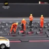 Miniature Figure 1/50 1/64 Engineering Worker Mini Diorama Figurine Resin Model Construction Accessory