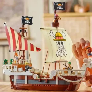 Building Blocks Figurine One Piece Series Trendy Going Merry Pirate Ship Boys Assembly Toy Children'S Surprise Friends Kid Gift