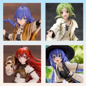 Anime Eris Boreas Figure Toys Mushoku Tensei Action Figures Eris Greyrat Figure Model PVC Collectible Statue Decoration Dolls