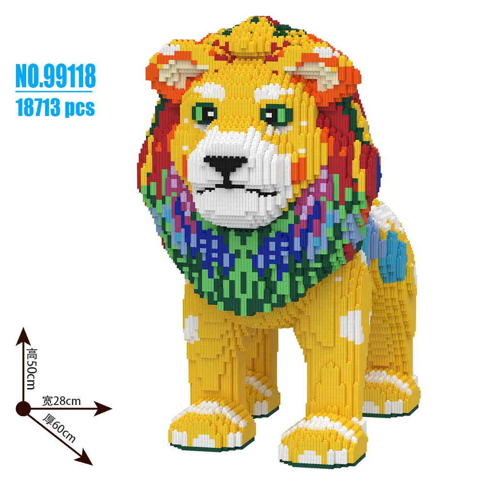 Big Pokemon Squirtle Charmander Magic Building Block Cartoon Horse Joker Model Toy Dragon Assembled Bricks Figure For Kids Gift - Image 20