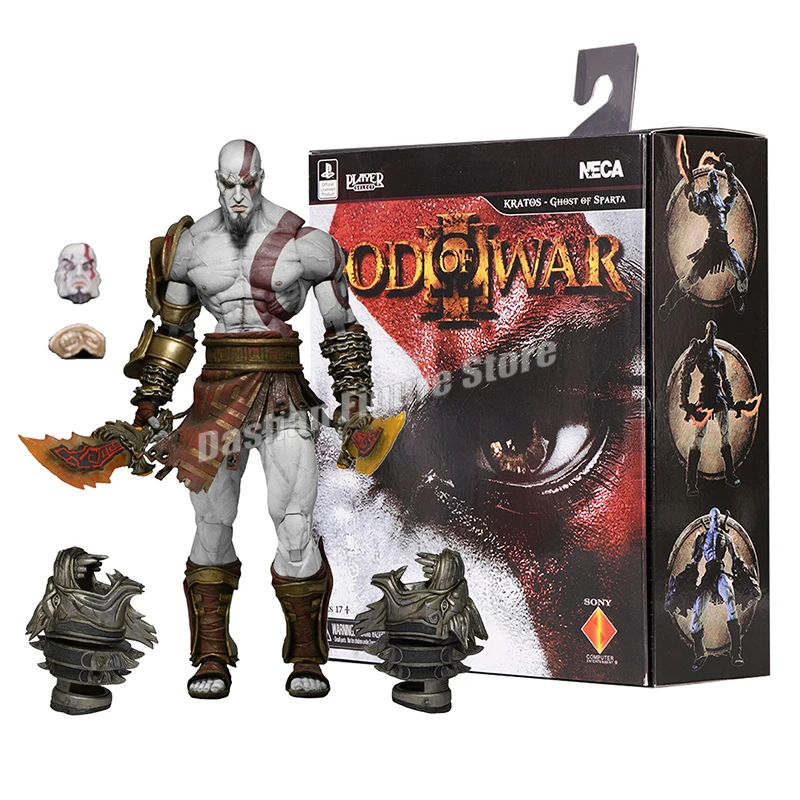 NECA God of War Ghost of Sparta Kratos Action Figure 18cm PVC Movable Collection Game Ultimate Kratos Figurine Model Toys Gifts