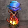 25cm Dragon Ball Figures Spirit Bomb Sou Goku Super Saiya PVC Statue Collectible Figure